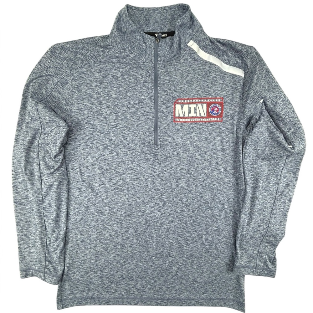 Fanatics- MN Timberwolves Hoops for Troops 1/4 Zip Pullover- Medium- Like New!!
